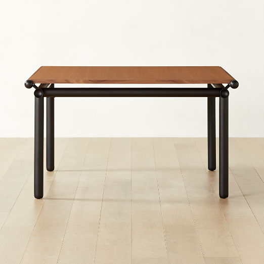 Anacapri Square Walnut Dining Table 53" by Gianfranco Frattini