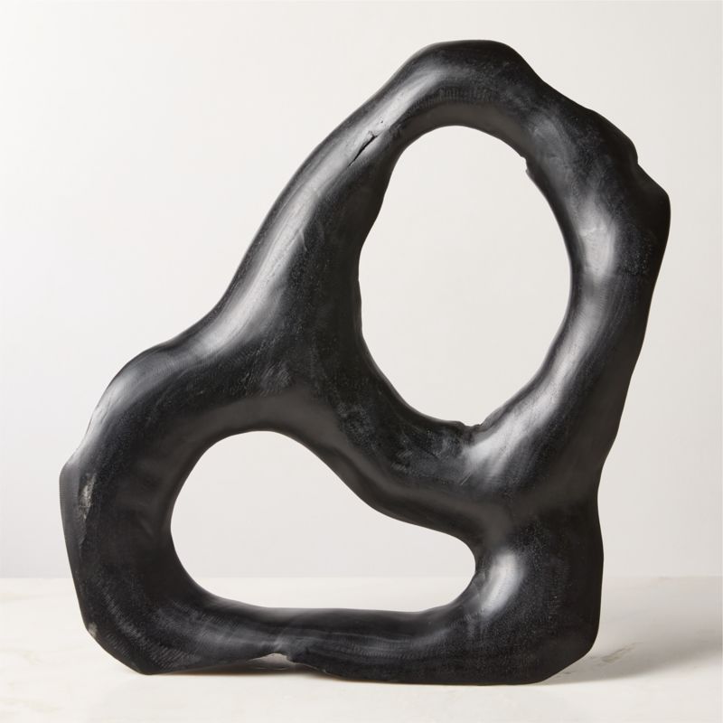 Anala Black Teak Root Decorative Sculpture - image 0 of 4