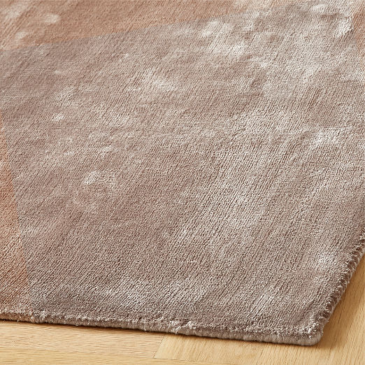 Anders Dusty Rose Pink TENCEL™ Lyocell Area Rug 8'x10'