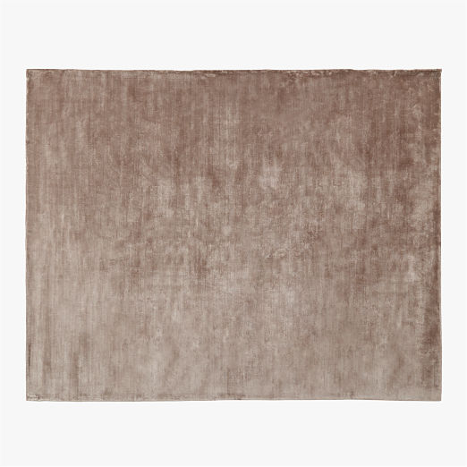 Anders Dusty Rose Pink TENCEL™ Lyocell Area Rug 9'x12'