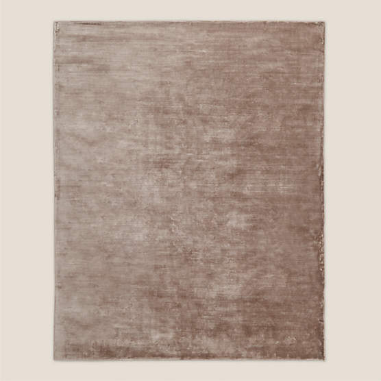 Anders Dusty Rose Pink TENCEL™ Lyocell Area Rug 8'x10'