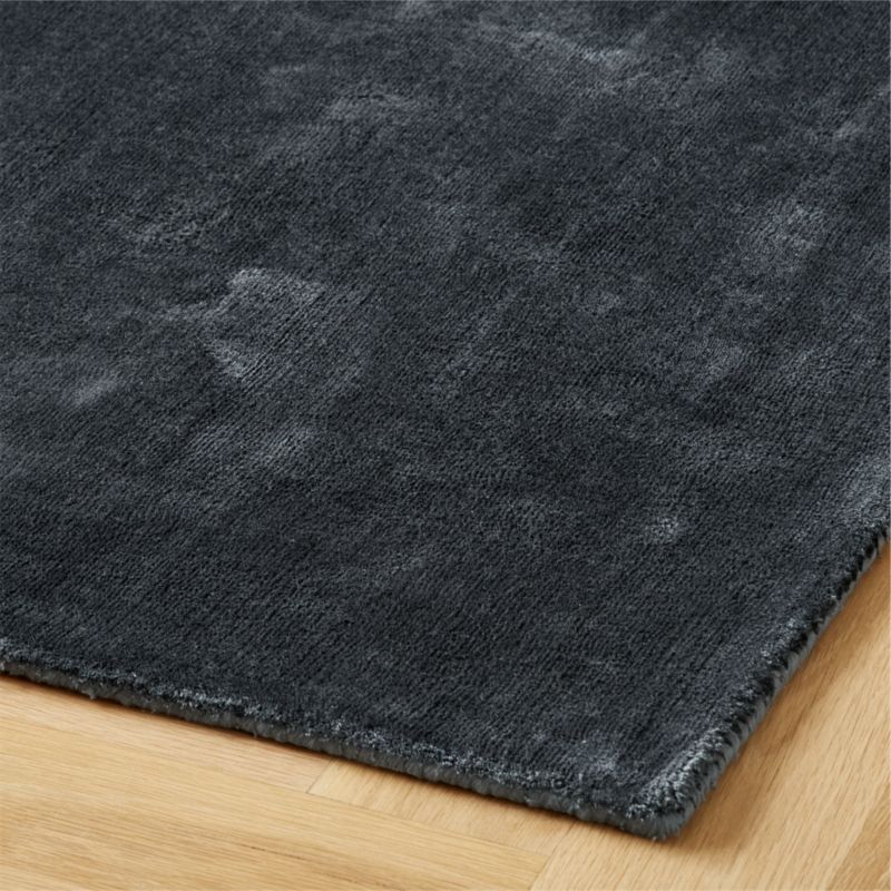 Anders Navy Blue TENCEL™ Lyocell Area Rug 5'x8' - image 3 of 5