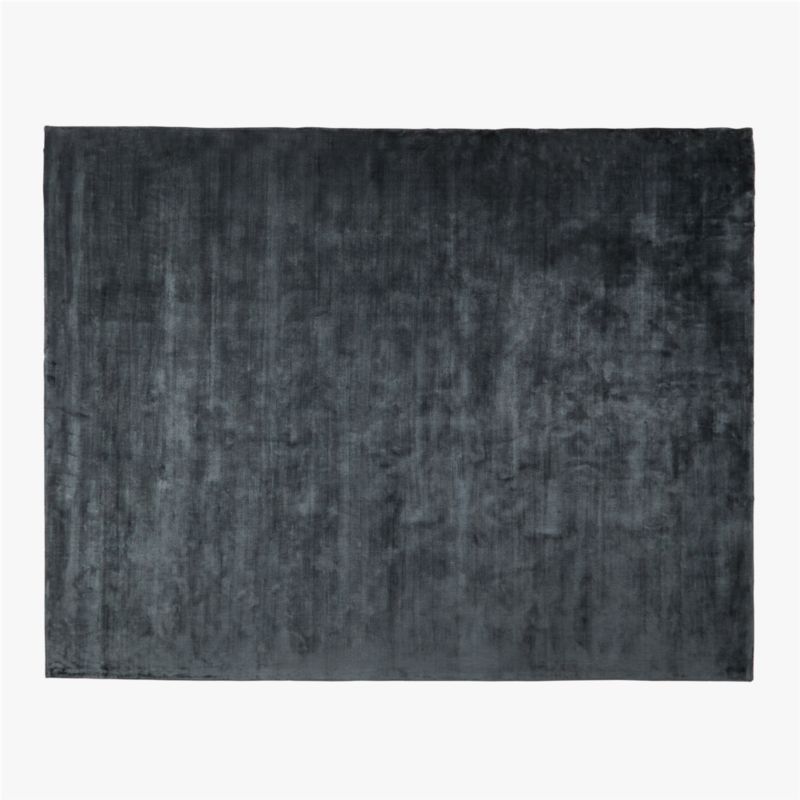 Anders Navy Blue TENCEL™ Lyocell Area Rug 5'x8' - image 0 of 5