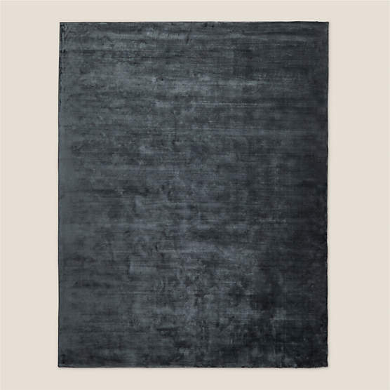 Anders Navy Blue TENCEL™ Lyocell Area Rug 8'x10'