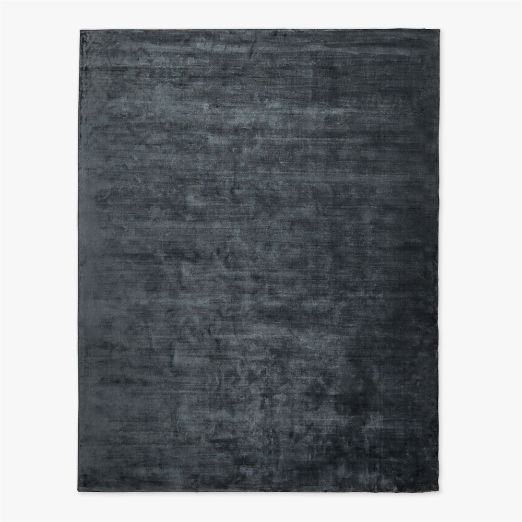 Anders Navy Blue TENCEL™ Lyocell Area Rug 9'x12'