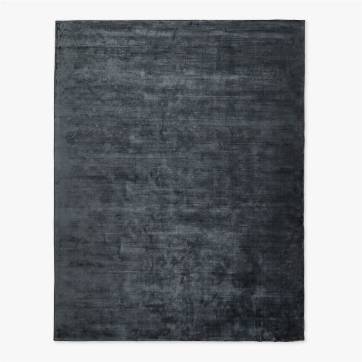 Anders Navy Blue TENCEL™ Lyocell Area Rug 6'x9'
