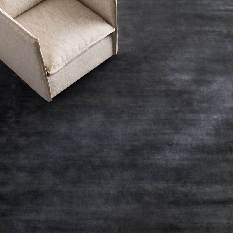 Anders Navy Blue TENCEL™ Lyocell Area Rug 10'x14' - image 4 of 8