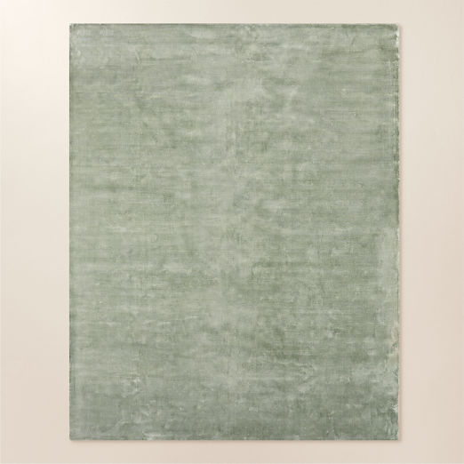 Anders Smoked Green TENCEL™ Lyocell Area Rug