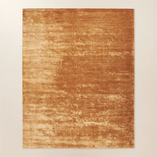 Anders Copper TENCEL™ Lyocell Area Rug 10'x14'