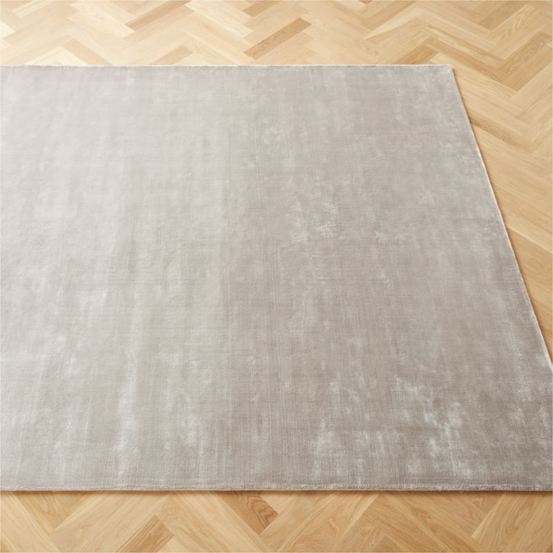 Anders Grey TENCEL™ Lyocell Area Rug 5'X8' - image 2 of 9