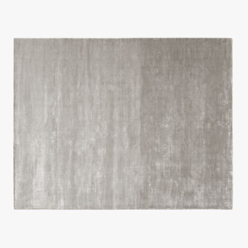 Anders Modern Tencel Grey Area Rug 10'x14' + Reviews