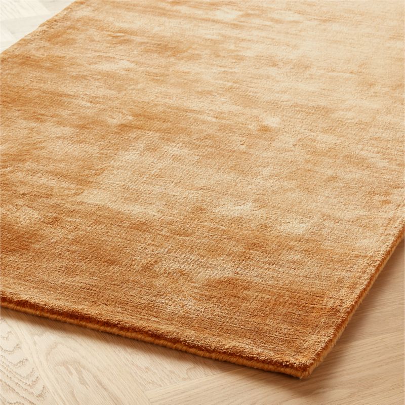 Anders Copper TENCEL™ Lyocell Runner Rug 2.5'X8' - image 3 of 4