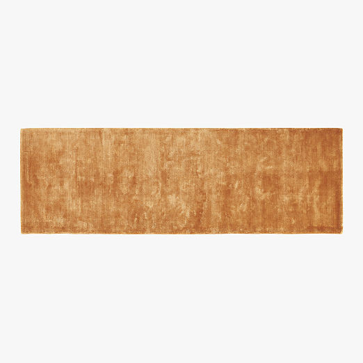 Anders Copper TENCEL™ Lyocell Runner Rug 2.5'X8'