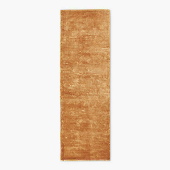 Anders Copper TENCEL™ Lyocell Runner Rug 2.5'X8'