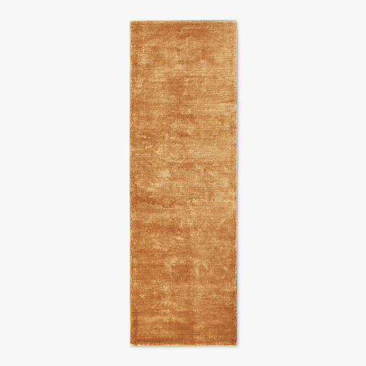 Anders Copper TENCEL™ Lyocell Runner Rug 2.5'X8'