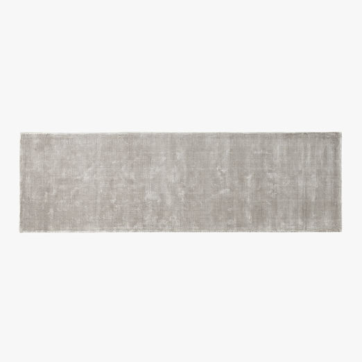 Anders Grey TENCEL™ Lyocell Runner Rug 2.5'X8'