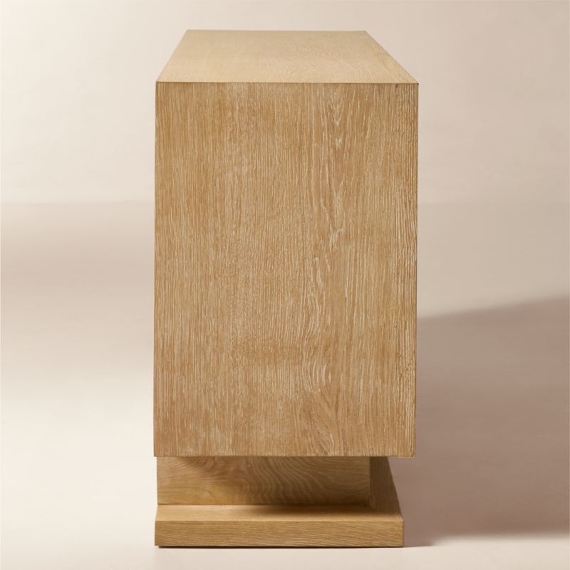 Anderson 78" Leather and Wood Credenza - image 5 of 8