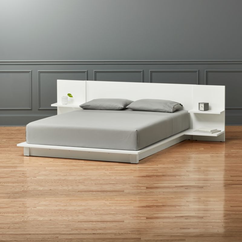 Floor queen bed deals frame