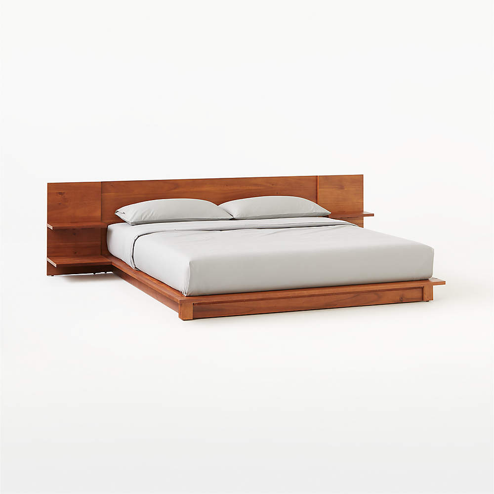 Cb2 acacia store king bed