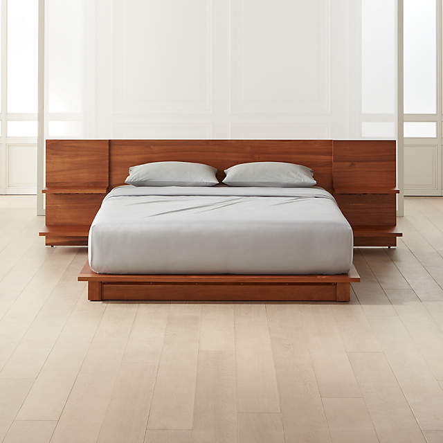 Andes Acacia Platform Bed Reviews Cb2, Bed Slats Queen Size