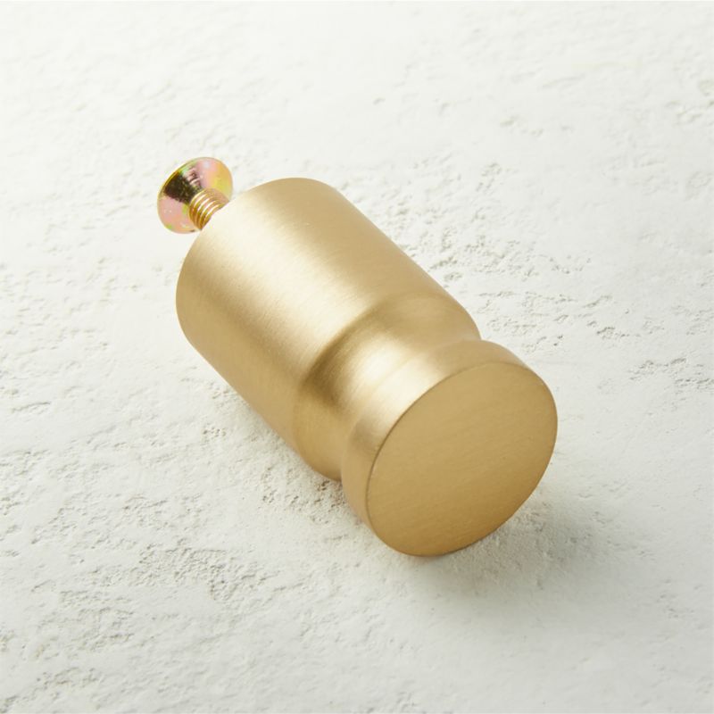 Andie Brushed Brass Knob - image 1 of 3