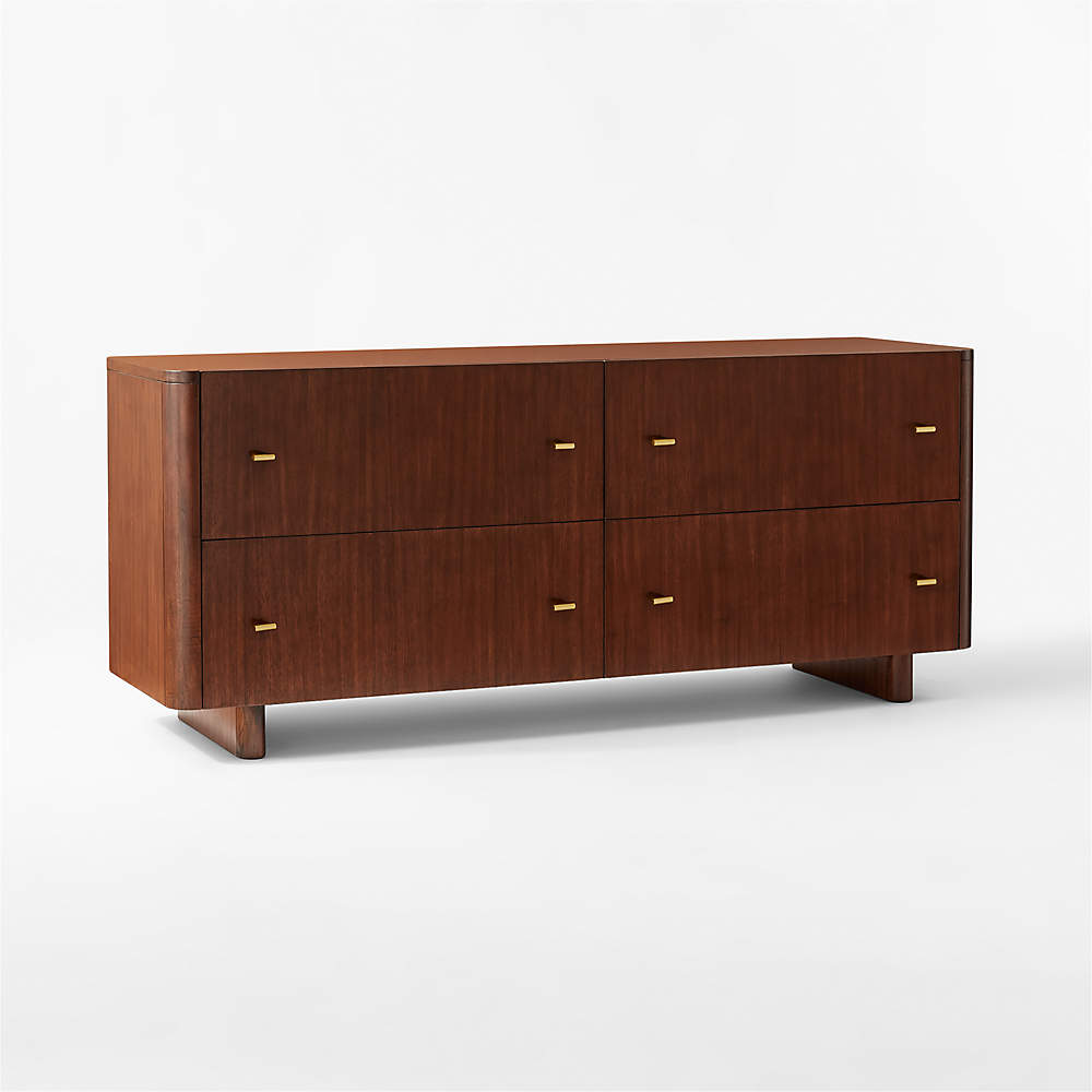 Cb2 store walnut dresser