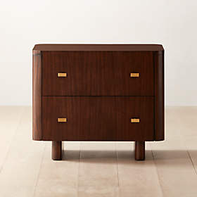 Cb2 store acacia nightstand