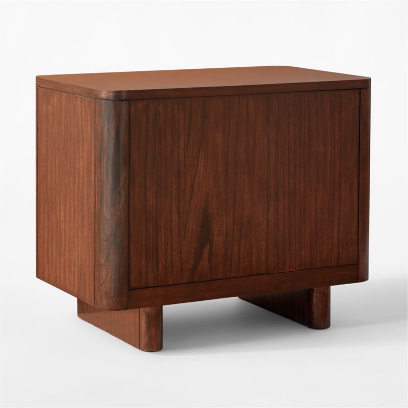 Andora 2 Drawer Wood Nightstand CB2