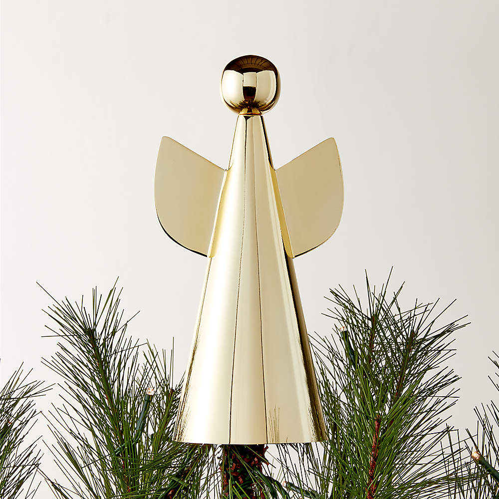 Brass Angel Christmas Tree Topper + Reviews