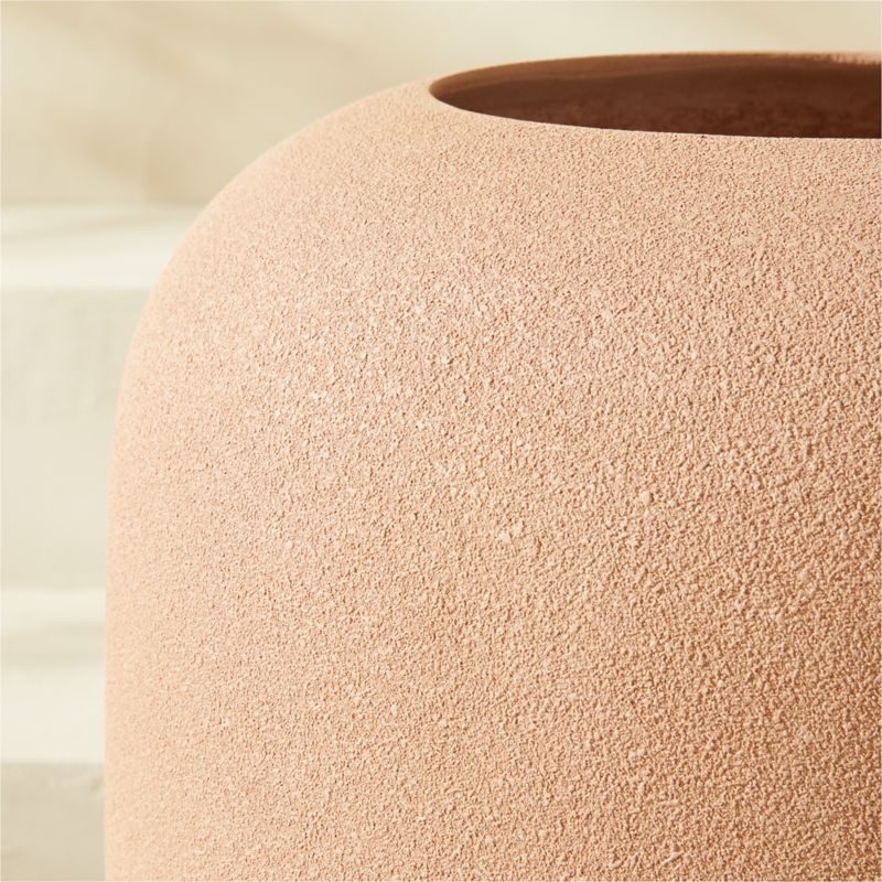 Anique Round Taupe Cement Indoor/Outdoor Planter Tall - image 3 of 6