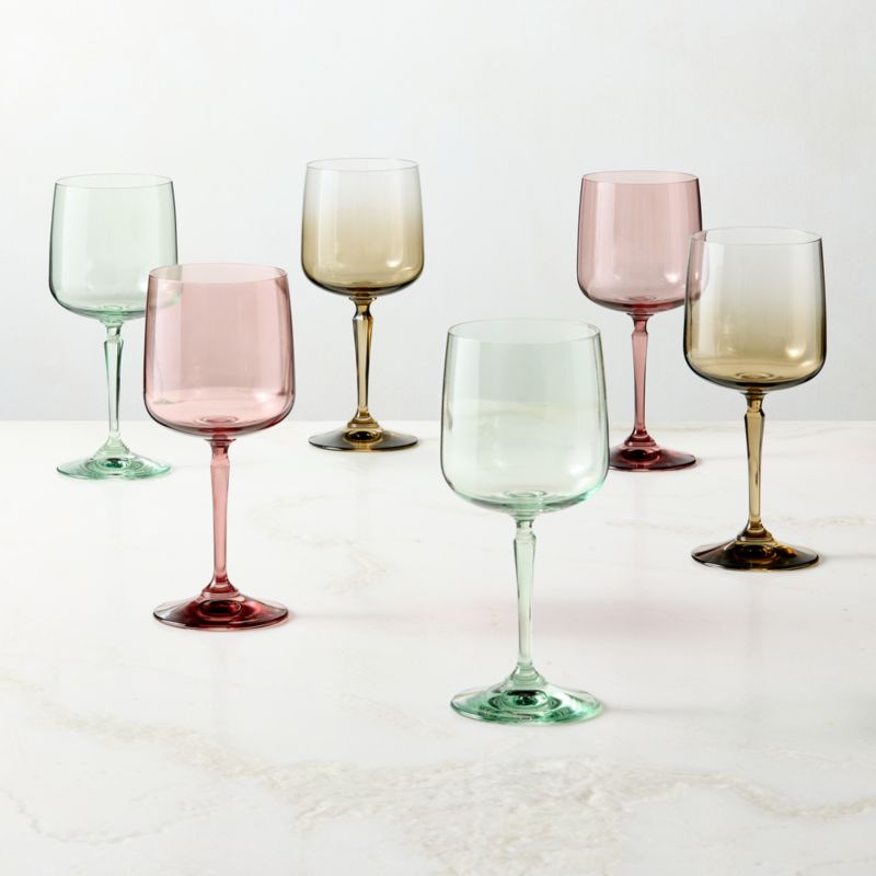 Anis Assorted Universal Wine Glasses Set of 6 by Nina Garcia - image 2 of 3