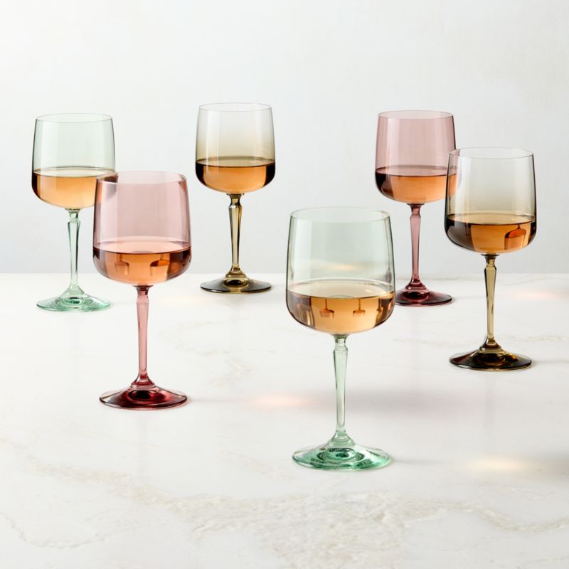 Viewing product image Anis Assorted Universal Wine Glasses Set of 6 by Nina Garcia - image 1 of 3