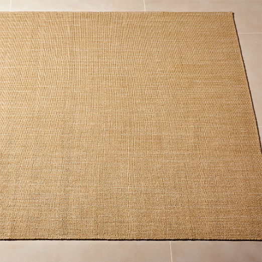 Antos Sand Handwoven Linen and Jute Area Rug