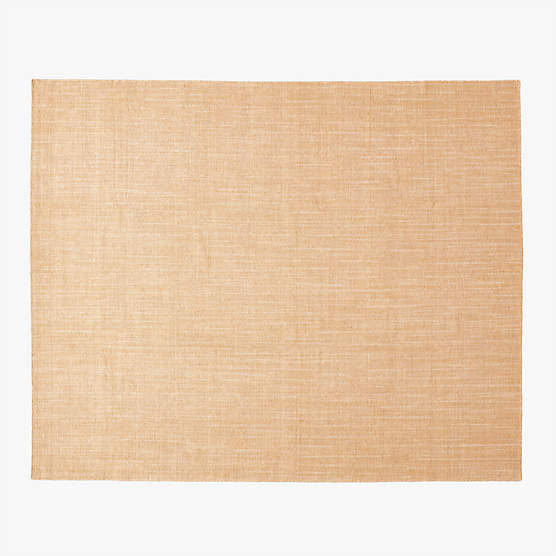 Antos Handwoven Sand Linen and Jute Area Rug 5'x8'