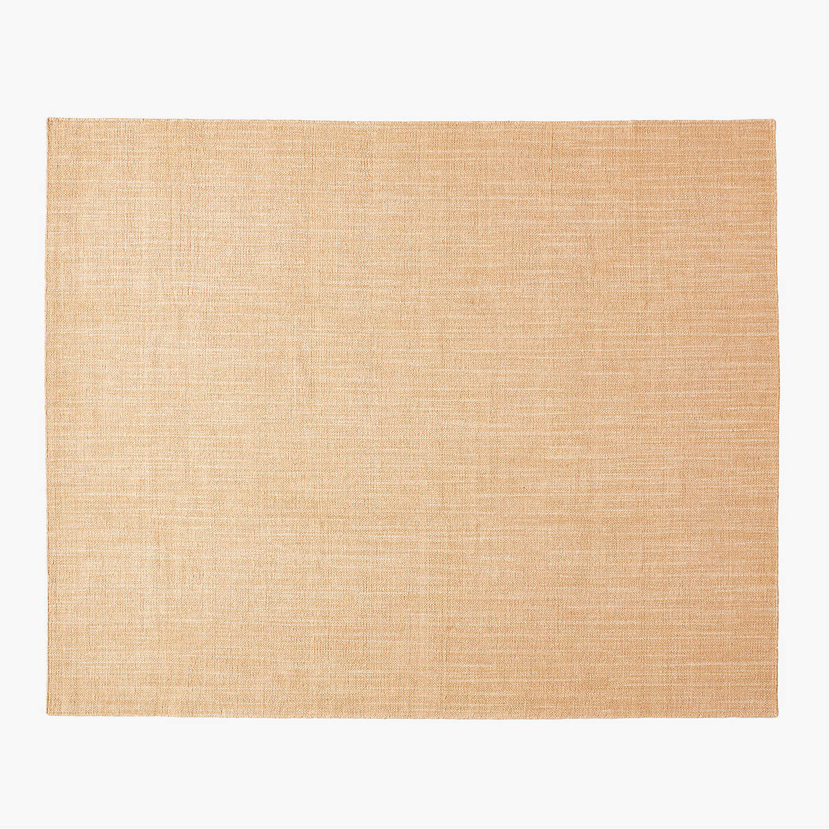 Antos Sand Handwoven Linen and Jute Area Rug 8'x10' CB2