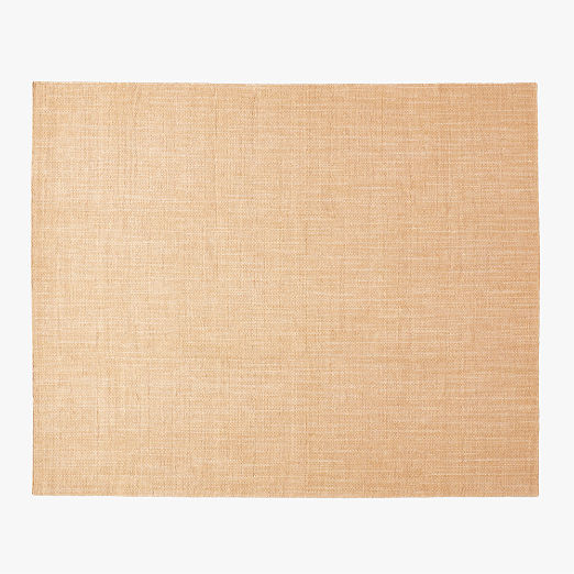 Antos Handwoven Sand Linen and Jute Area Rug 9'x12'