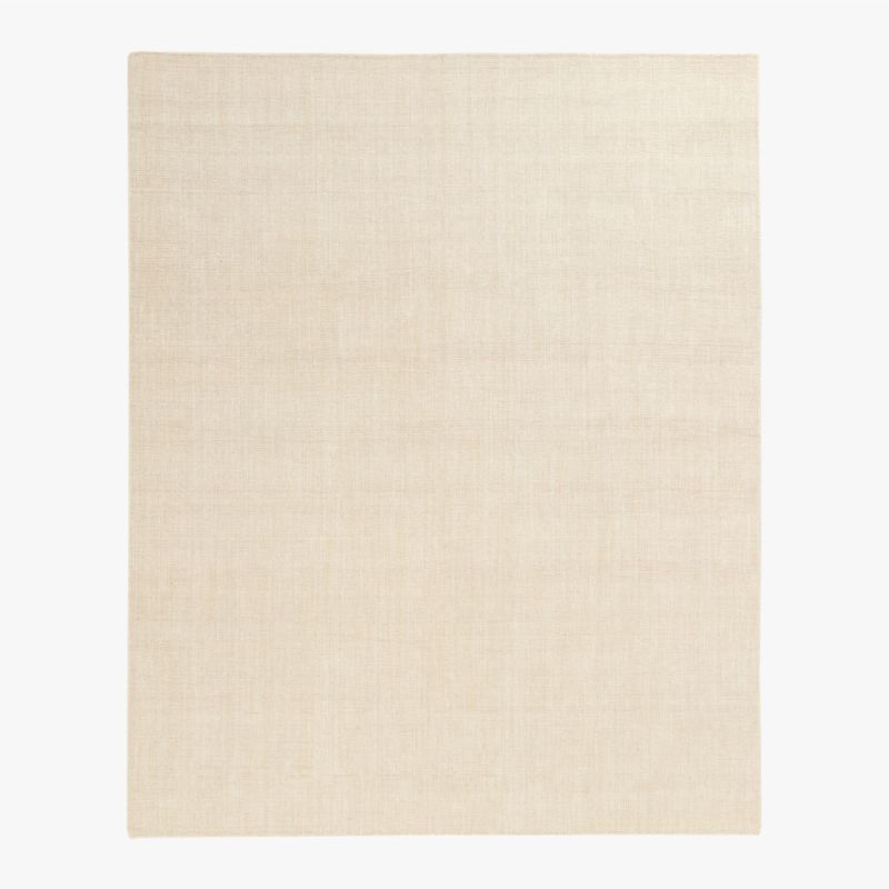 Antos Handwoven Warm White Linen and Jute Area Rug 6'x9' - image 0 of 4