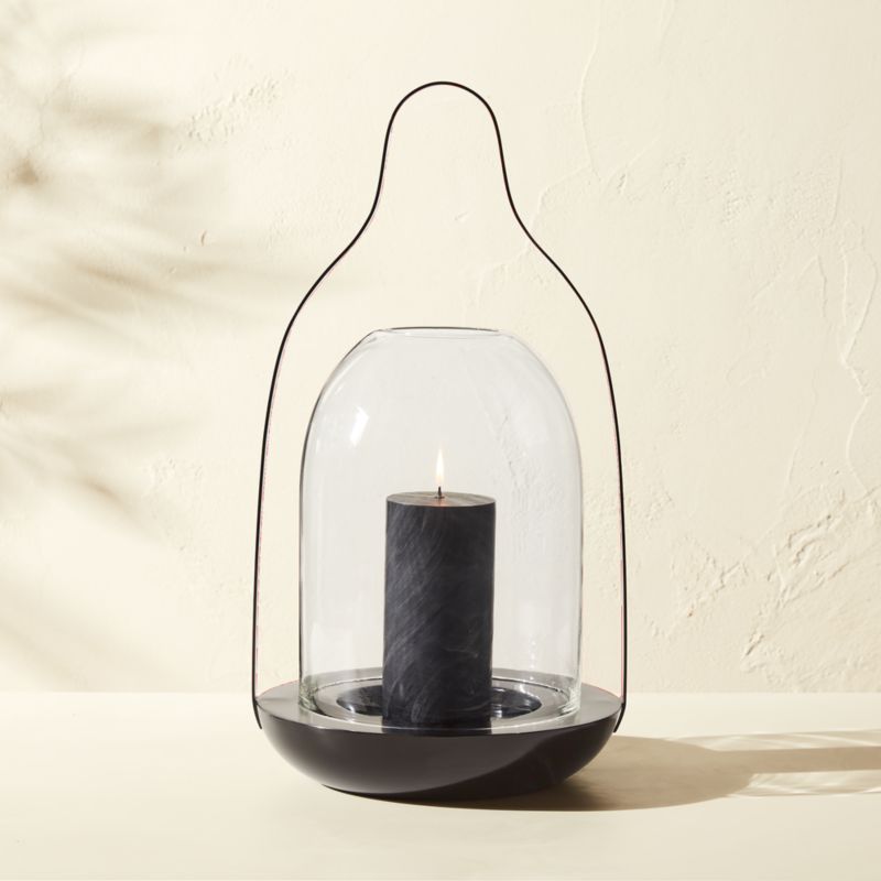 Anwar Black Metal Outdoor Lantern 18" - image 0 of 4