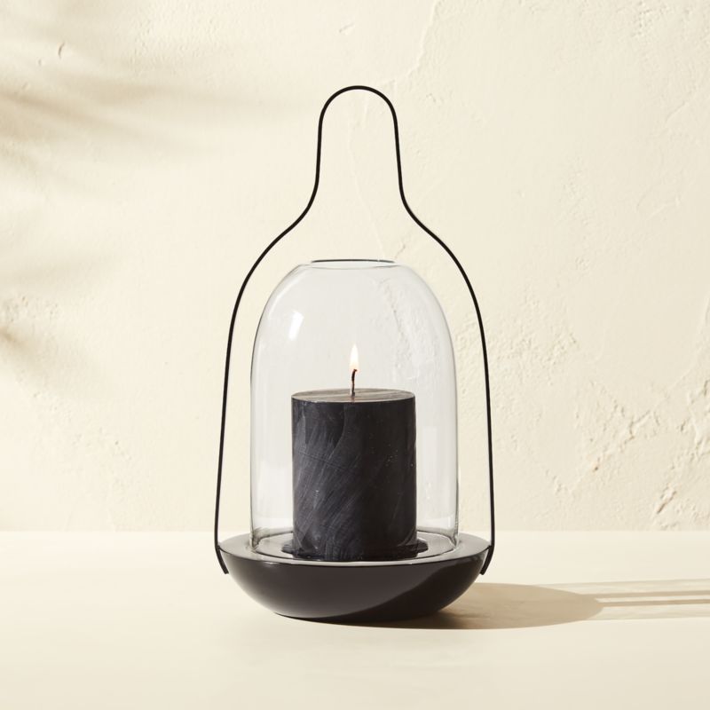 Anwar Black Metal Outdoor Lantern 7" - image 0 of 4