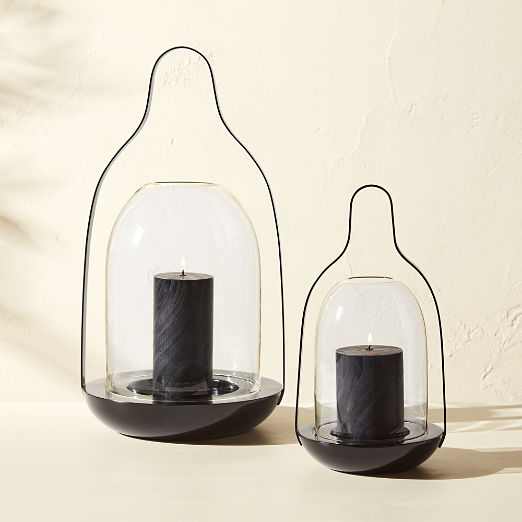 Anwar Black Metal Outdoor Lanterns