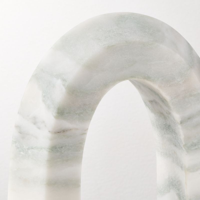Appia White Marble Arch Sculpture Large 12" - image 1 of 3