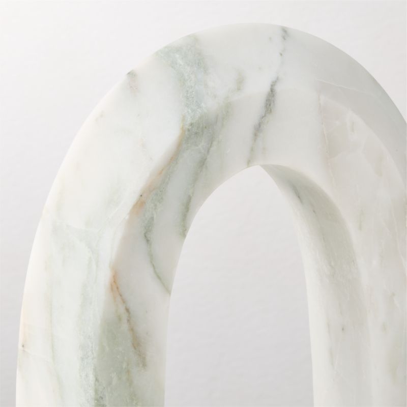 Appia White Marble Arch Sculpture Medium 9" - image 1 of 3