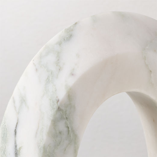 Appia White Marble Arch Sculpture Small 6"