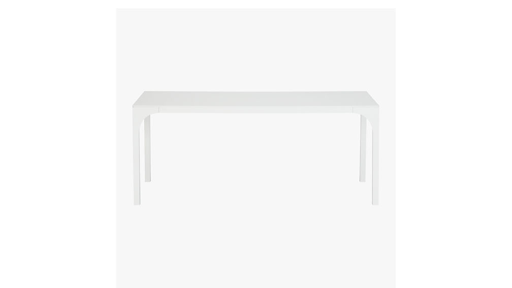 Aqua Virgo White Gloss Dining Table Reviews Cb2