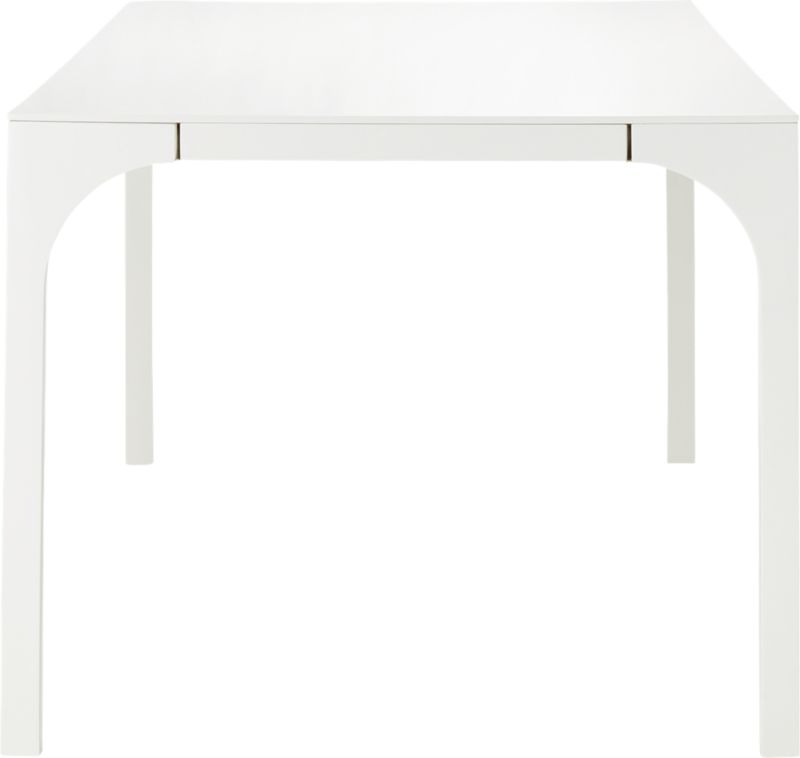 Aqua Virgo 100" Rectangular White Dining Table - image 7 of 10