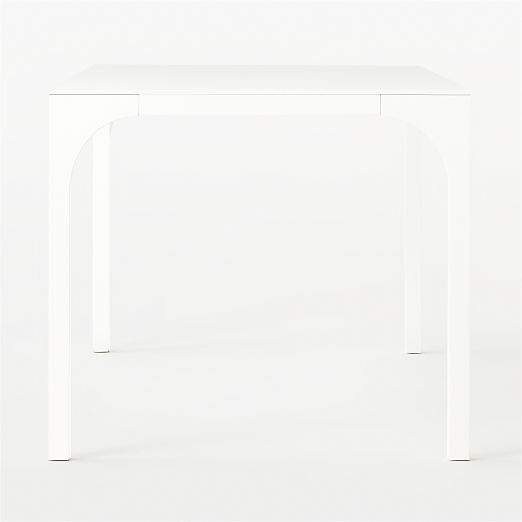 Aqua Virgo 72" Rectangular White Dining Table