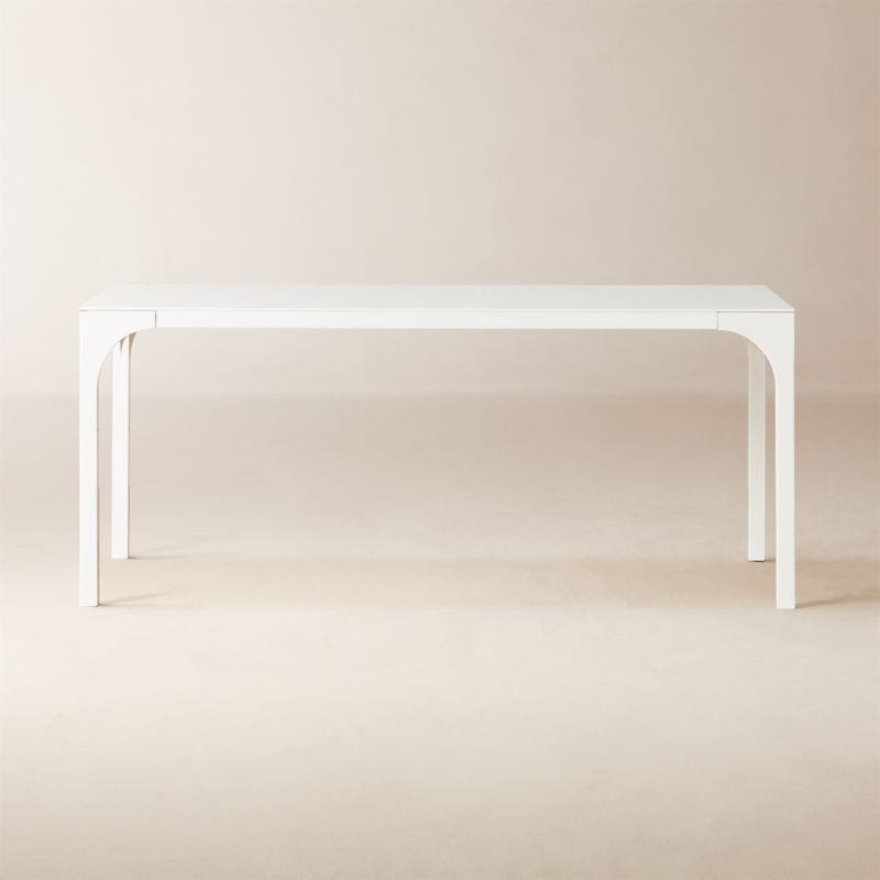 Aqua Virgo 72" Rectangular White Dining Table - image 0 of 13