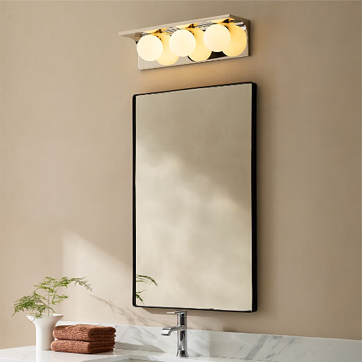Aqua Virgo Polished Nickel 3-Light Wall Sconce