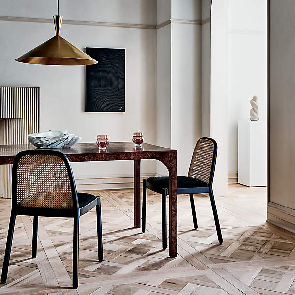 Nadia Black Cane Chair Reviews CB2