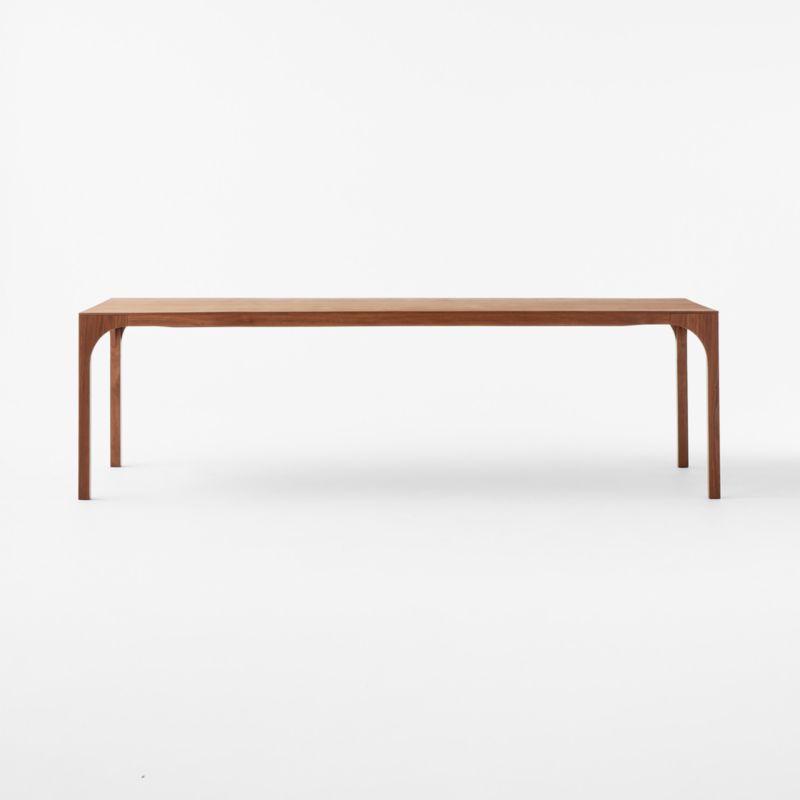 Aqua Virgo 100" Rectangular Walnut Wood Dining Table - image 3 of 8